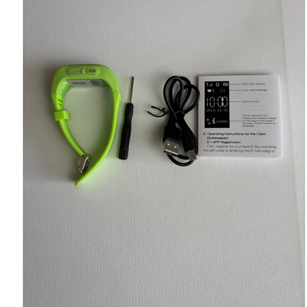 Safekeeper 300 Child Multifunction Watch Green Android iOS App - Picture 4 of 9